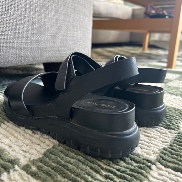 Black Strappy Sandals - Picture 4 of 6